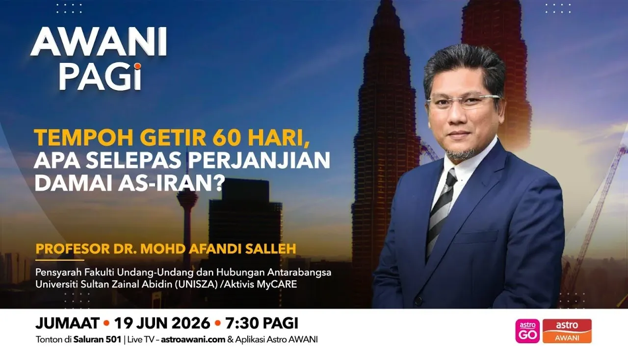 AWANI Pagi: Tempoh Getir 60 Hari, Apa Selepas Perjanjian Damai AS-Iran?