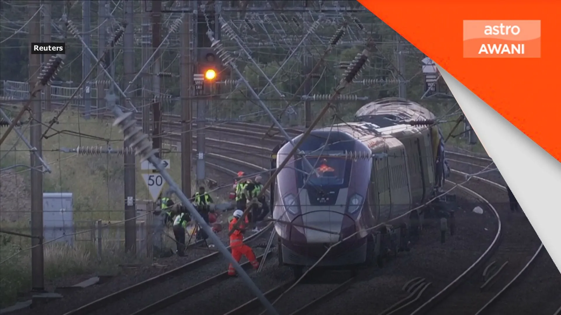 Seorang maut, beberapa cedera dalam nahas dua kereta api
