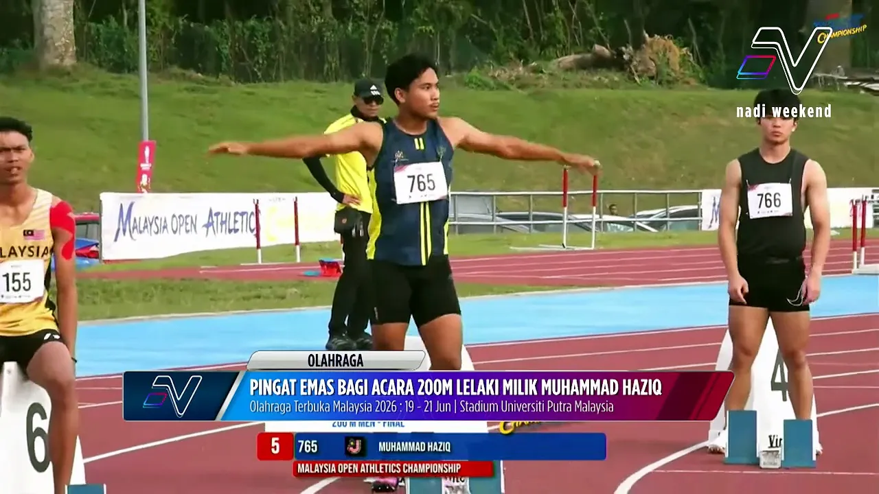 Haziq Akhir ungguli saingan 200m Terbuka Malaysia