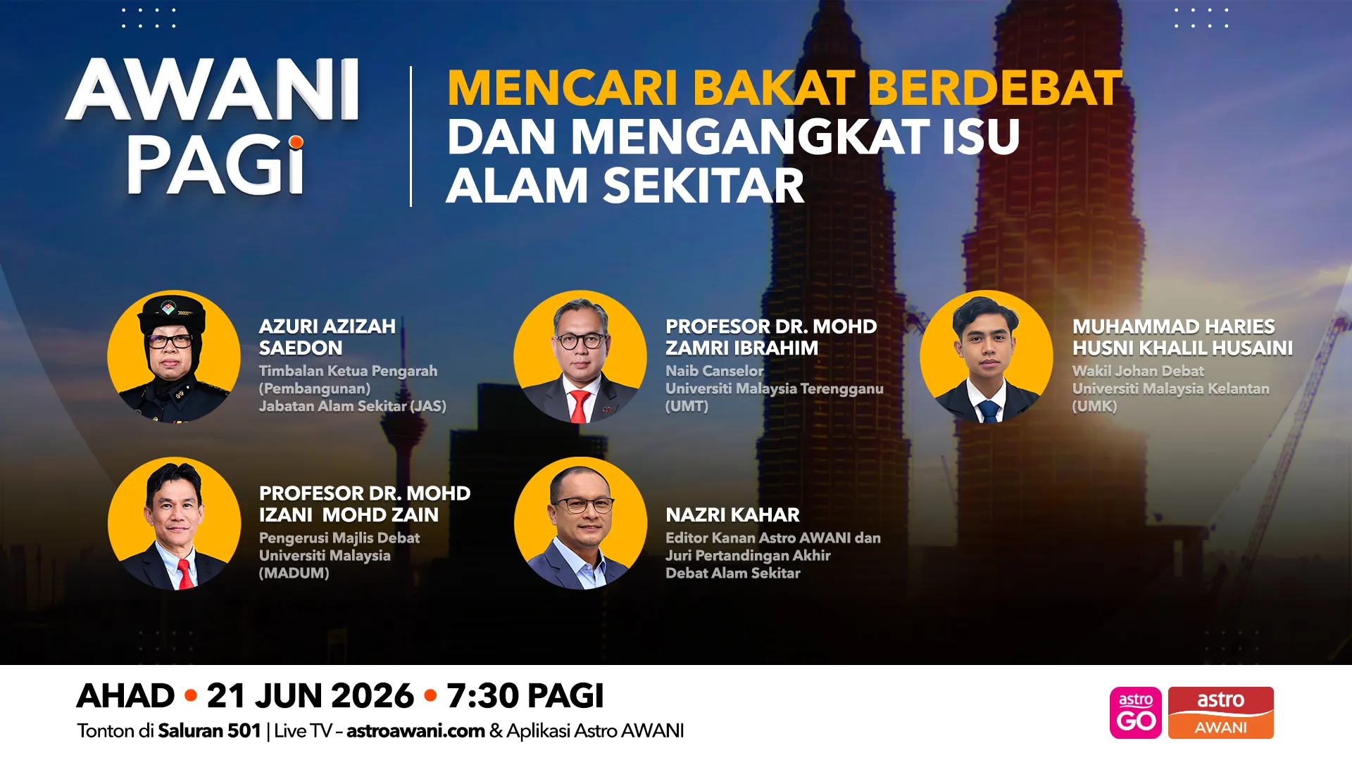 AWANI Pagi: Mencari Bakat Berdebat dan Mengangkat Isu Alam Sekitar
