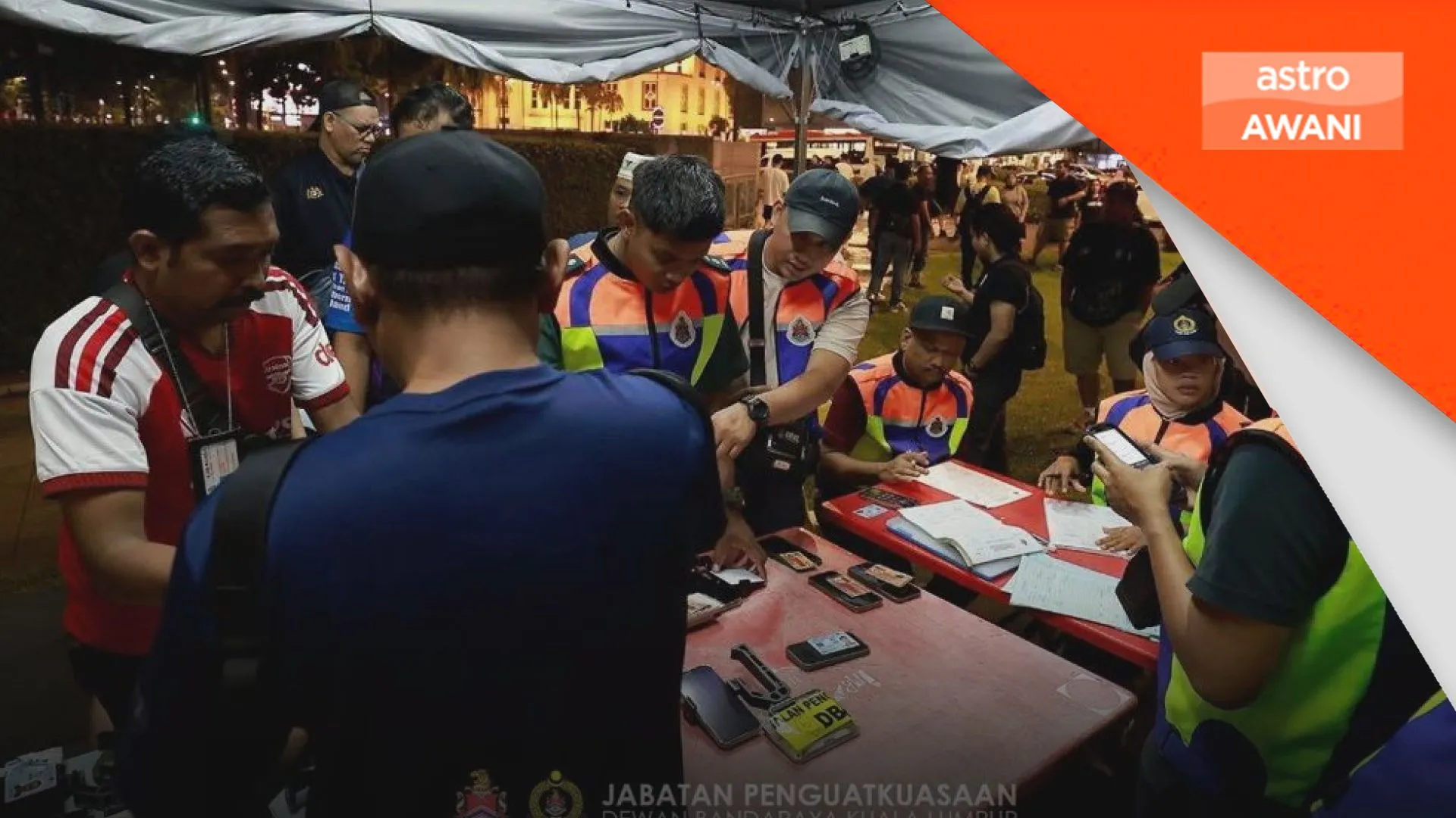 DBKL sita 32 peralatan, kompaun 19 ulat foto sekitar KLCC