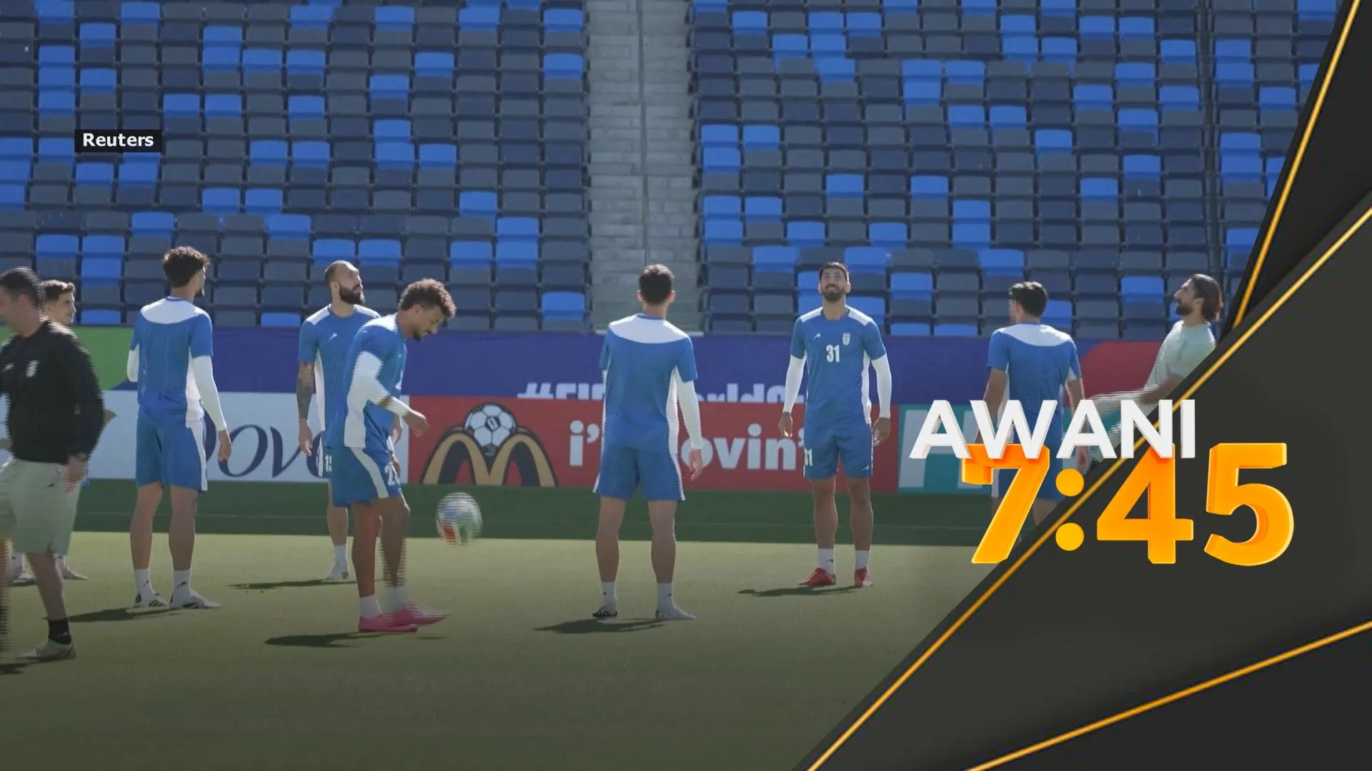Iran jalani latihan menjelang perlawanan kedua