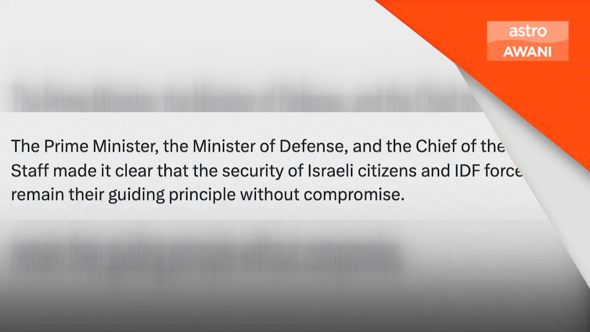 Israel tegaskan akan teruskan operasi keselamatan di selatan Lubnan