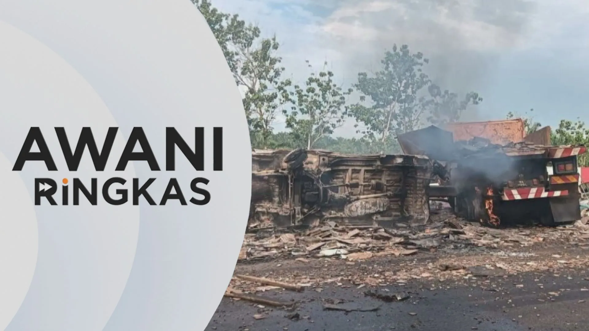 AWANI Ringkas: Pemandu treler maut tercampak dalam nahas enam kenderaan