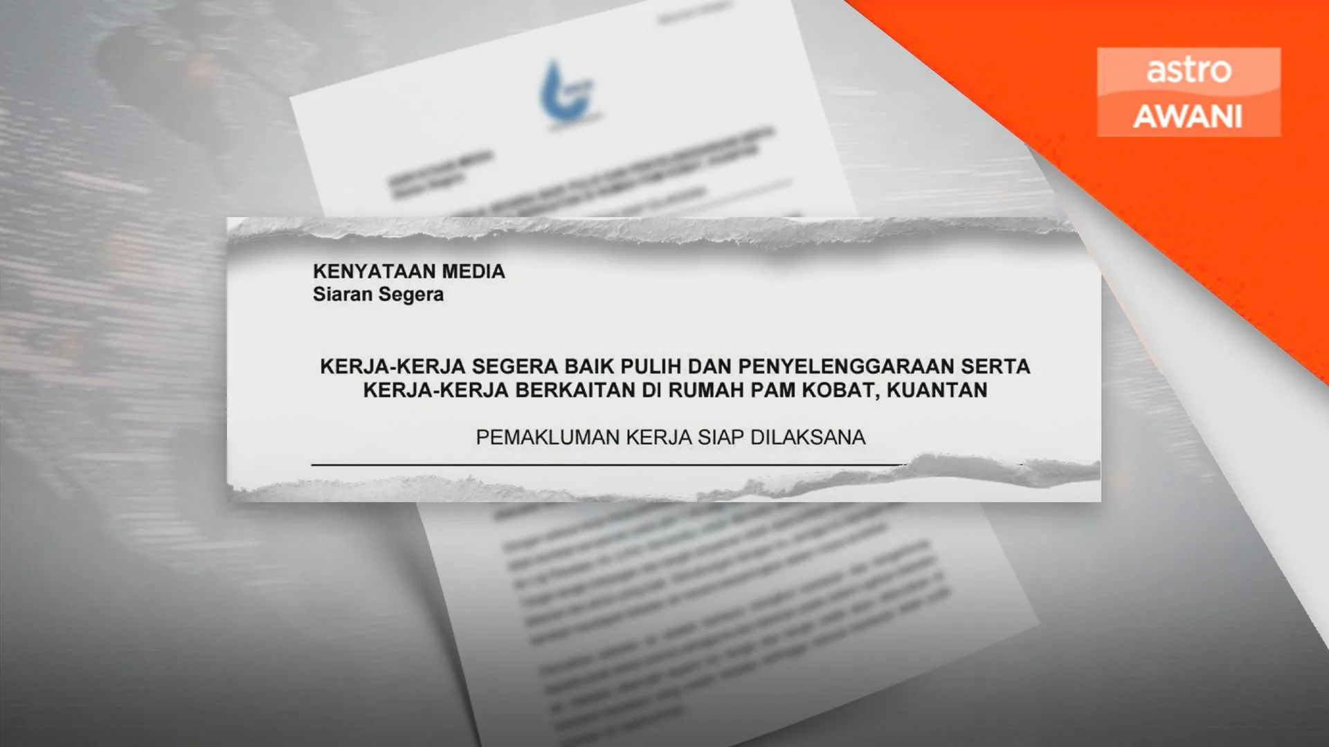 Rumah Pam Kobat selesai selenggera awal dari jadual - PAIP