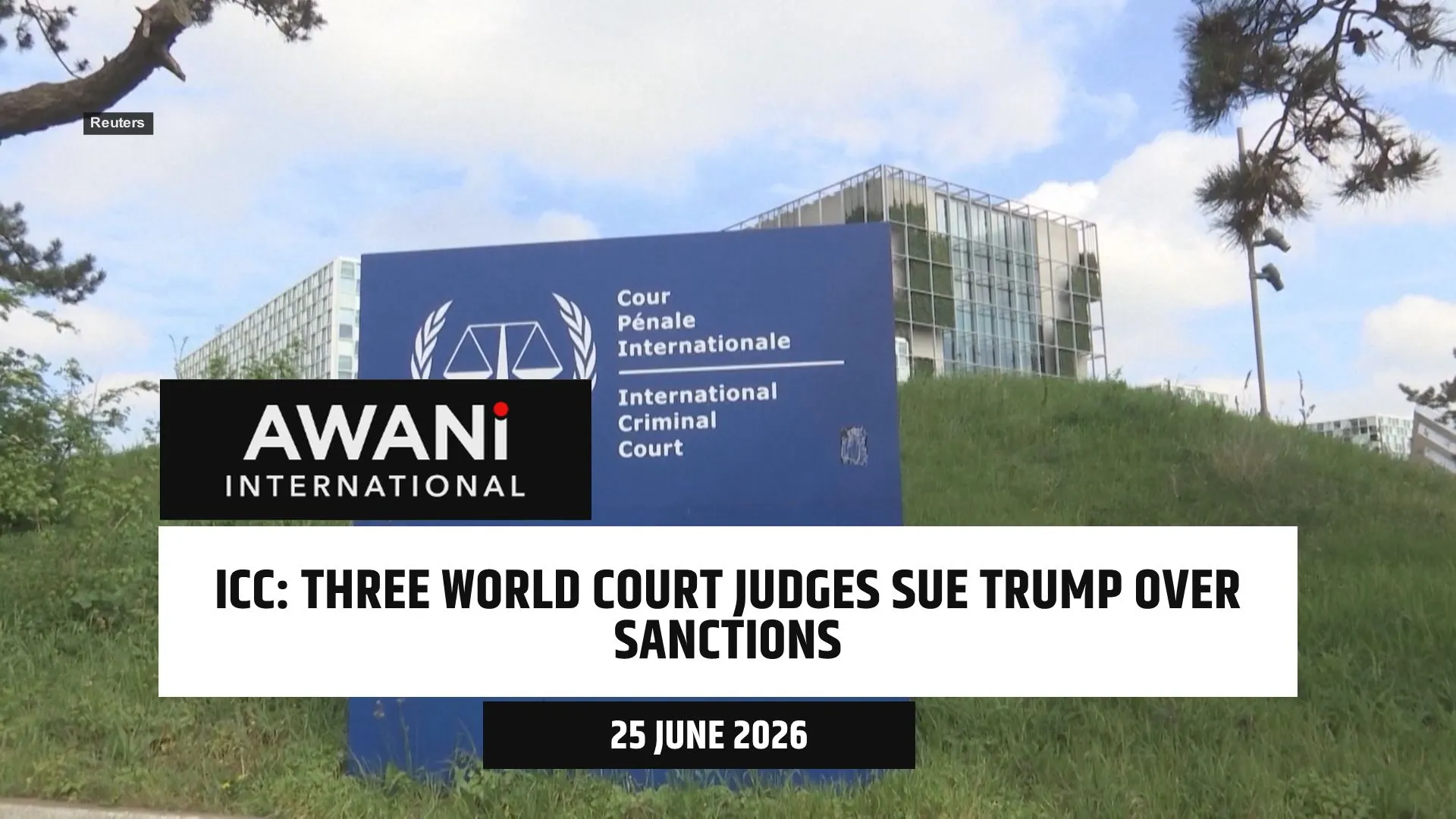 Three world court judges sue Trump over sanctions