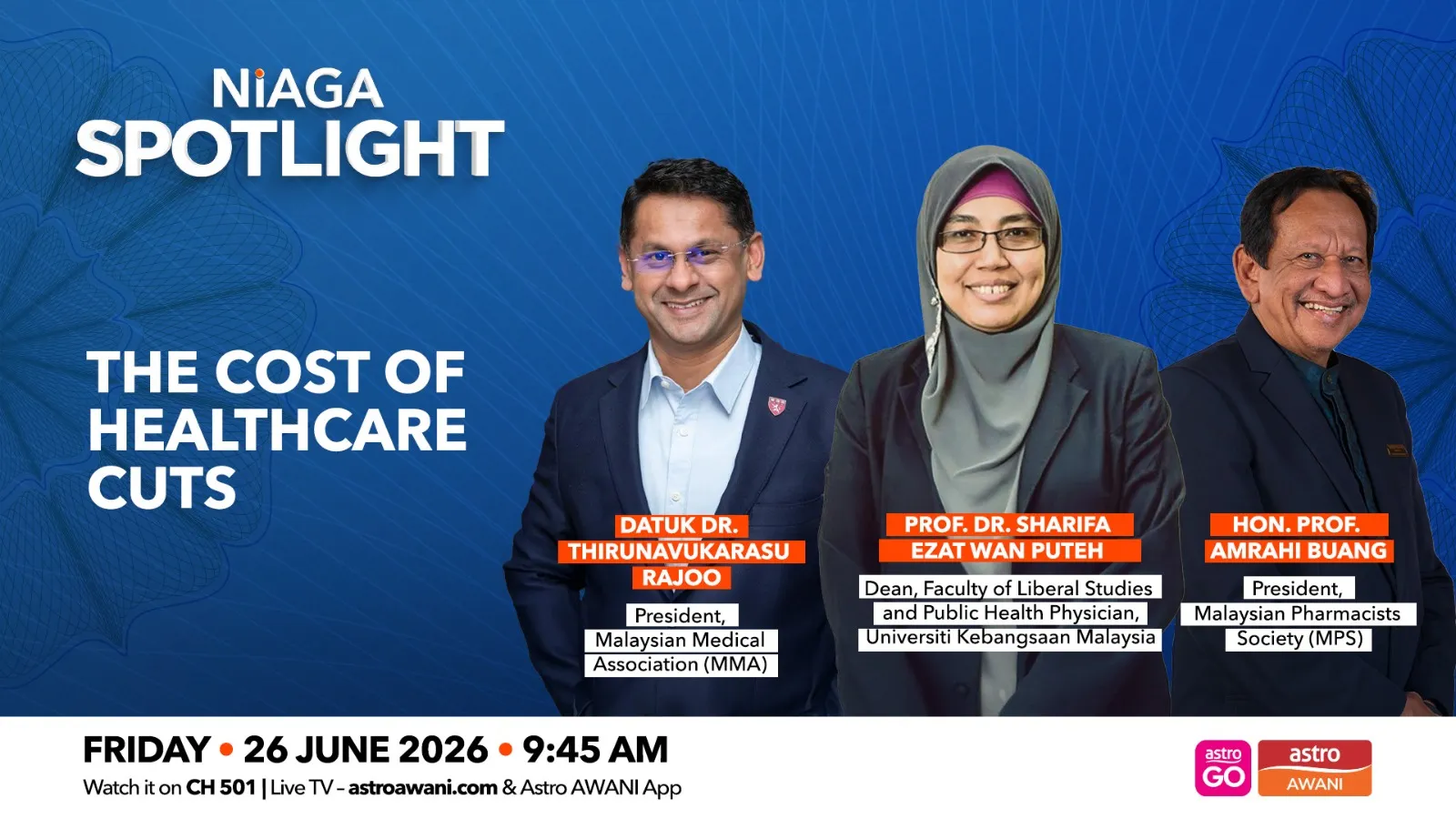 Niaga SPOTLIGHT: The Cost Of Healthcare Cuts