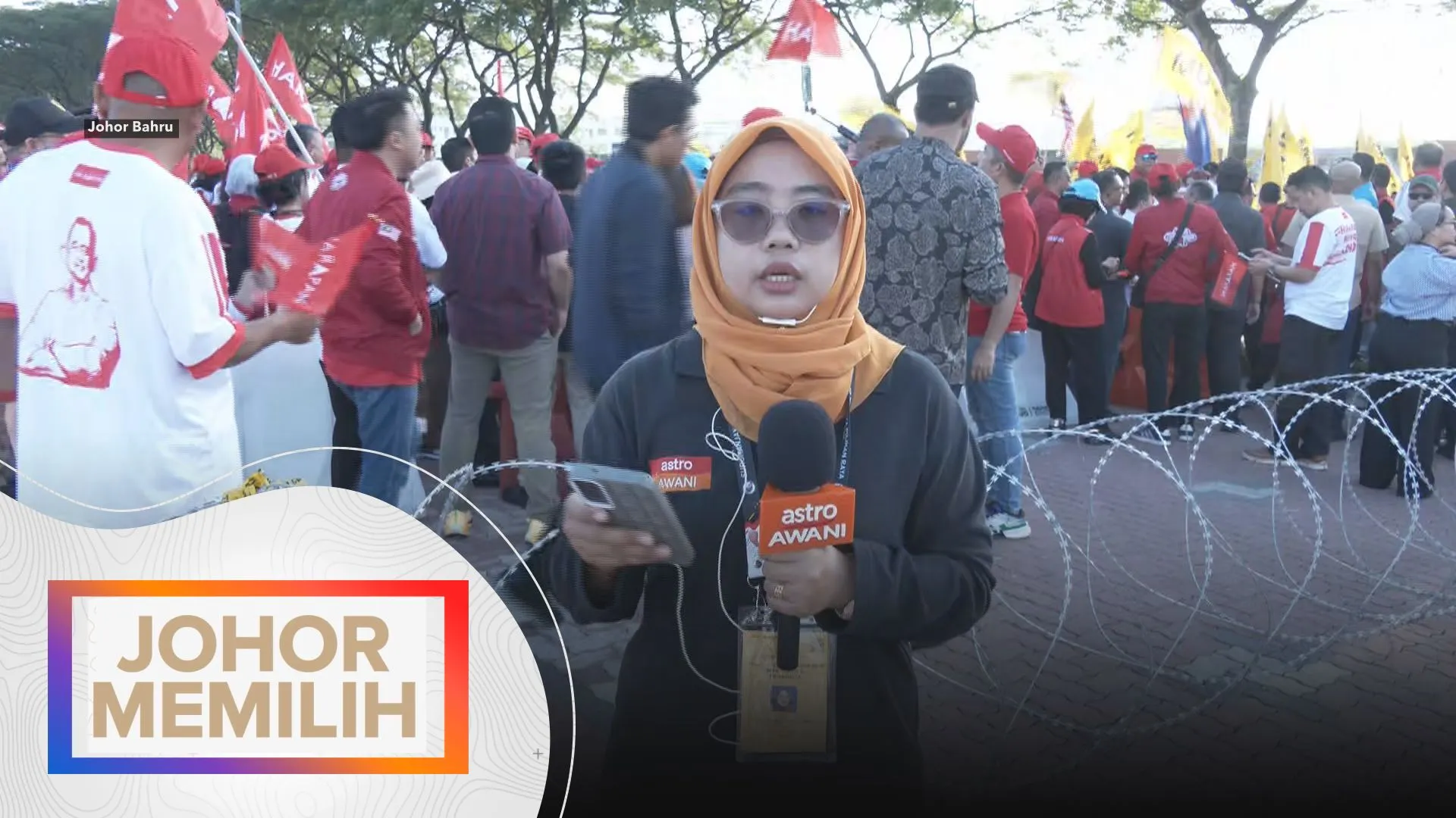 Situasi semasa di pusat penamaan calon N. 41 Puteri Wangsa setakat jam 8 pagi