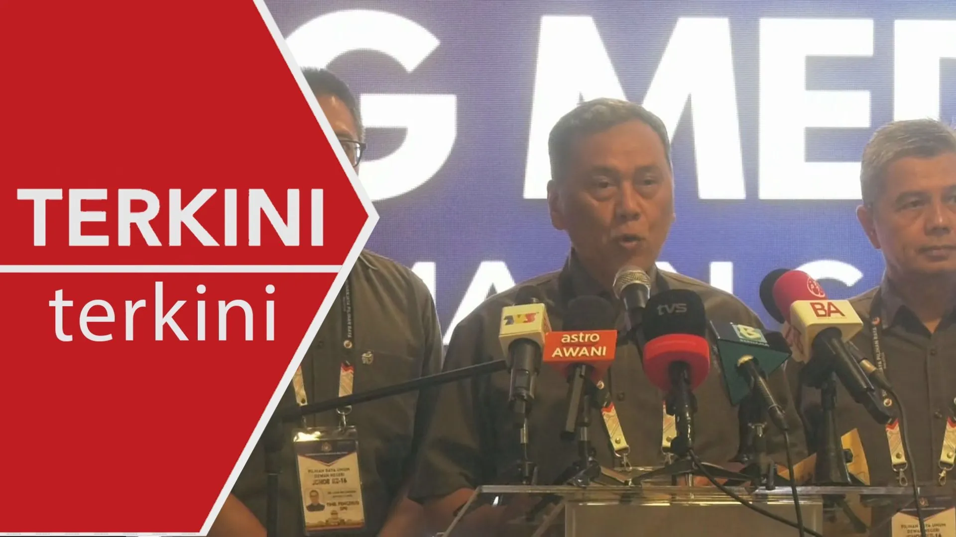 [TERKINI] Sidang media urusan penamaan calon bagi PRN Johor ke-16