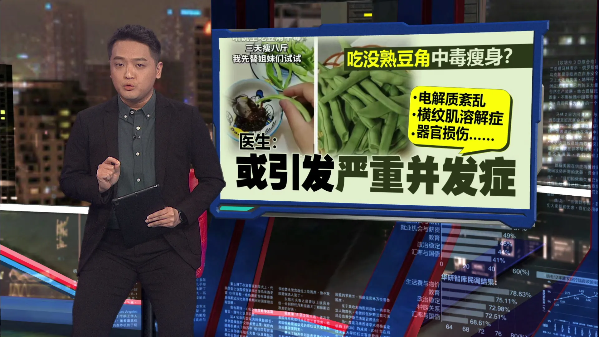 吃没煮熟豆角3天瘦4公斤   网友竟追问“中毒减肥法”