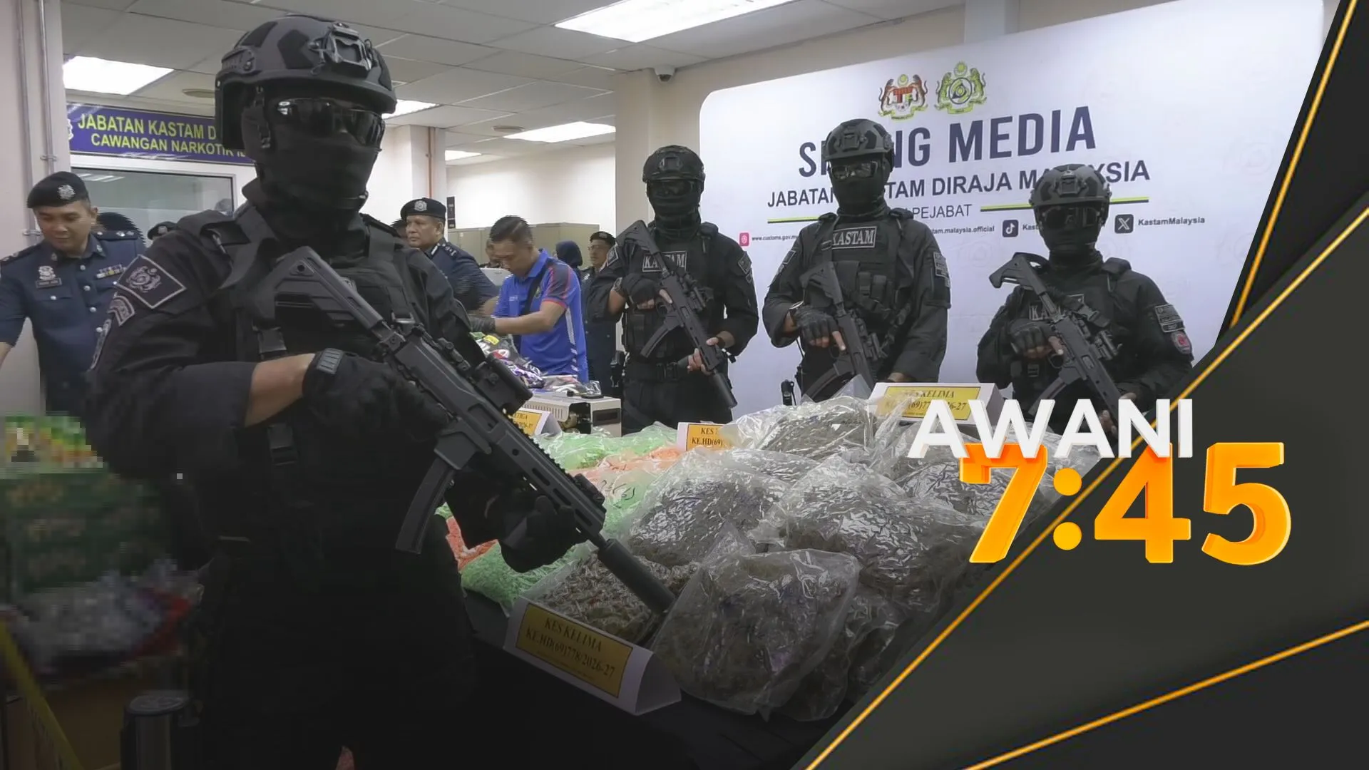 JKDM tumpaskan sindiket edar dadah antarabangsa bernilai lebih RM300 juta