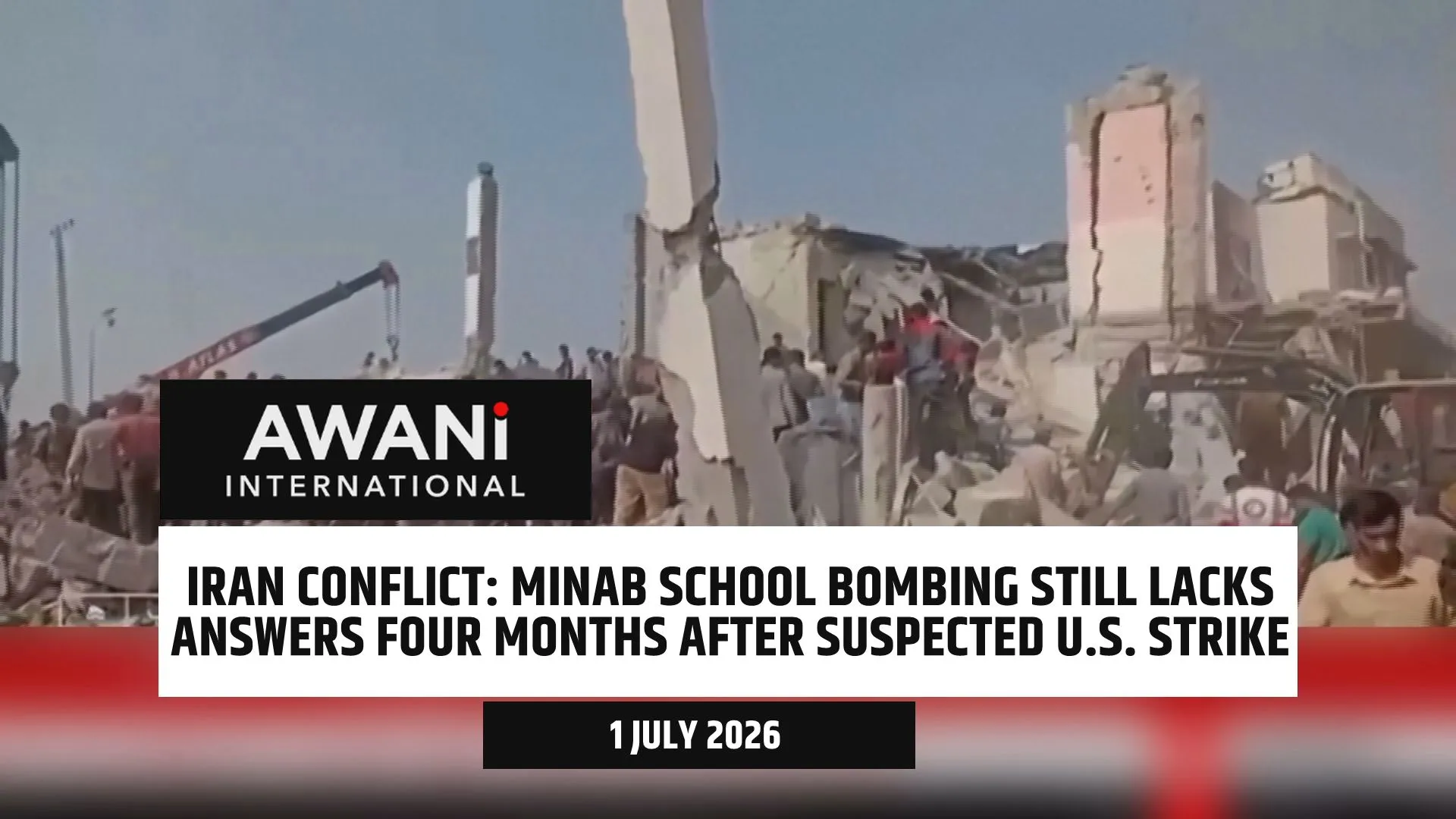 Iran's Minab school bombing lacks answers four months after suspected U.S. strike