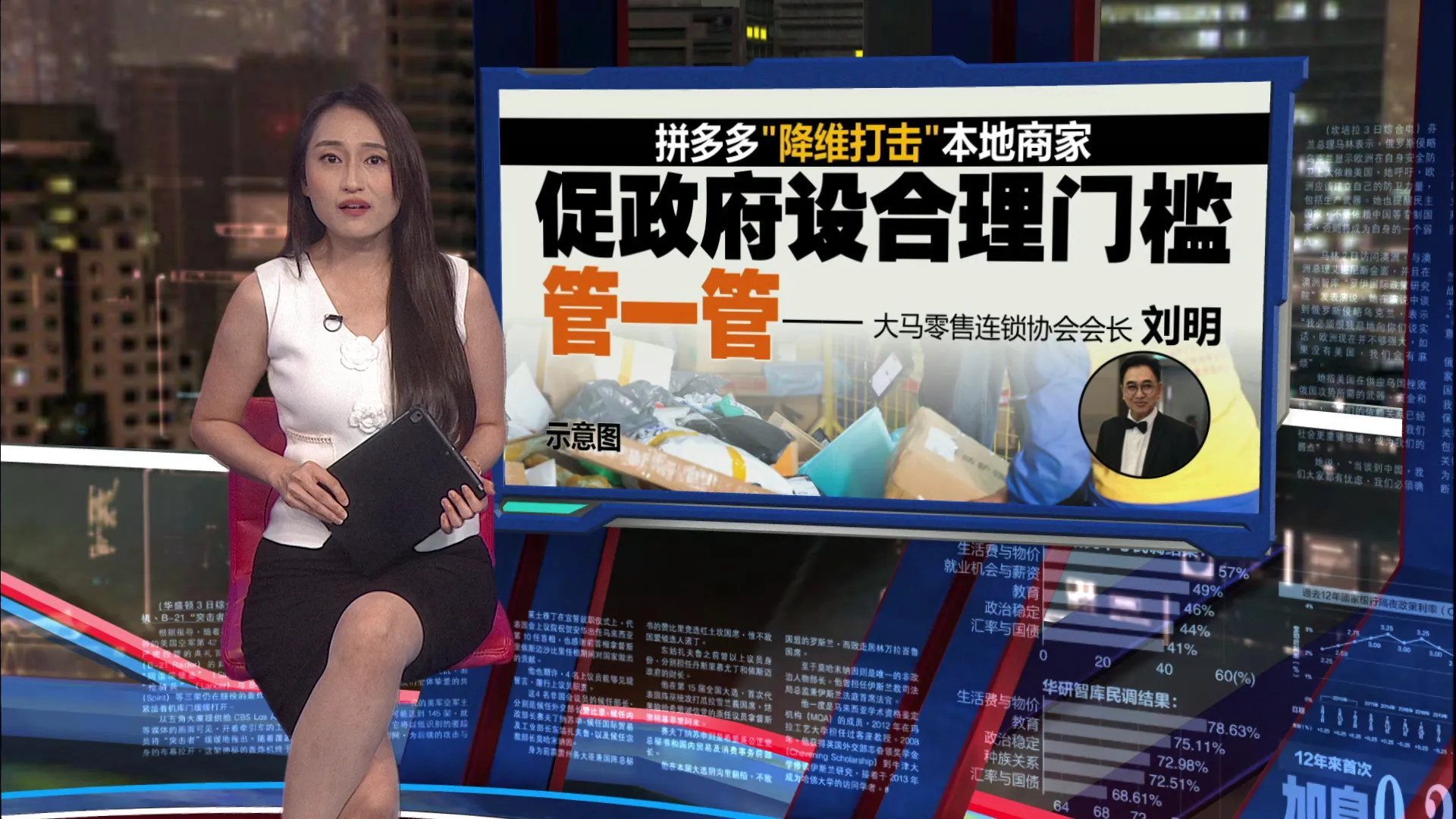 拼多多“降维打击” 本地商家   大马零售连锁协会会长刘明: 促政府设合理门槛管一管