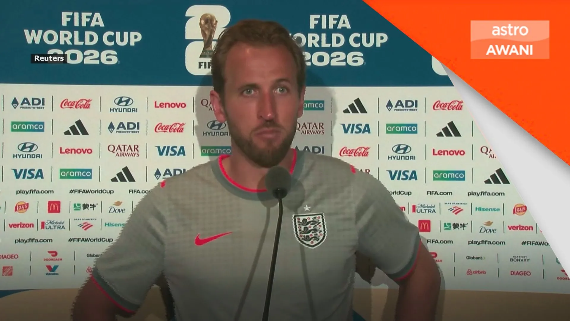 Harry Kane bawa England bangkit tewaskan DR Congo 2-1