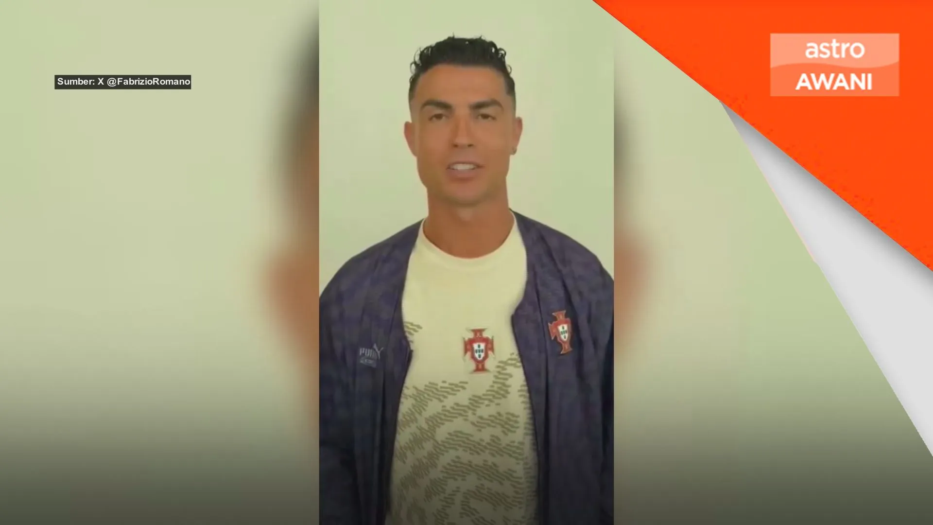 Ronaldo titip pesanan khas buat kanak-kanak mangsa gempa bumi Venezuela