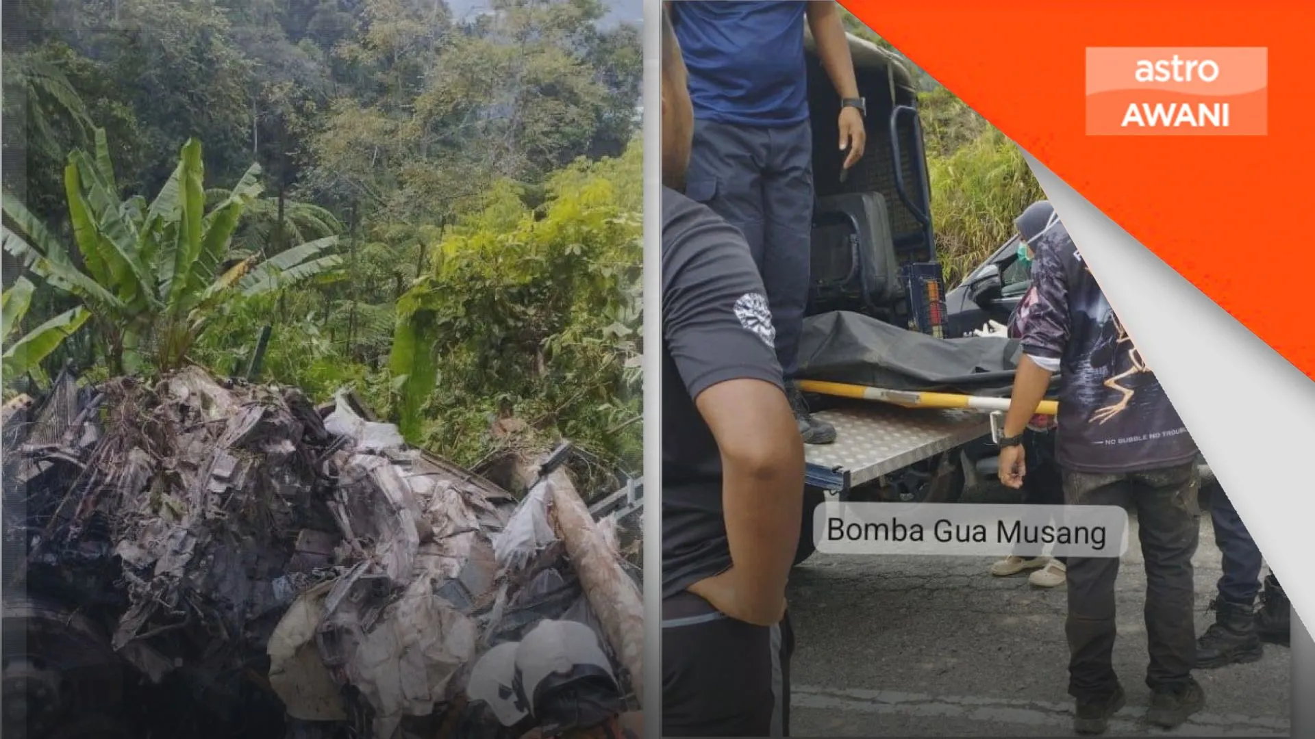 Pemandu maut selepas lori terjunam ke Gaung