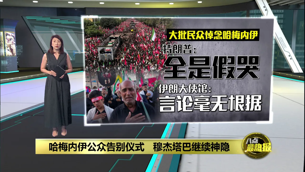 数十万民众上街悼念哈梅内伊   特朗普对哀悼规模感到“惊讶”