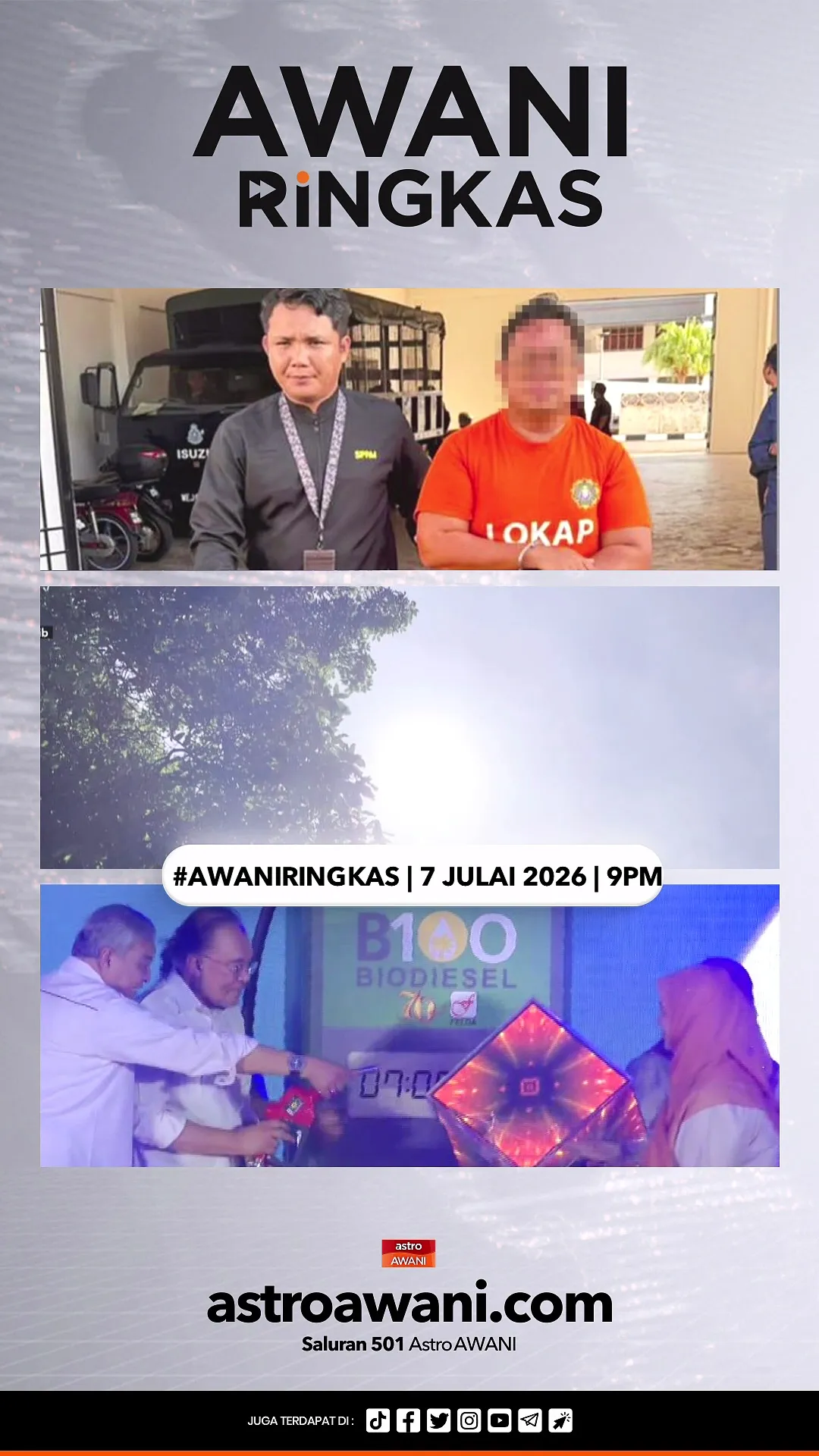 #AWANIRingkas 7 Julai 2026 | 9PM