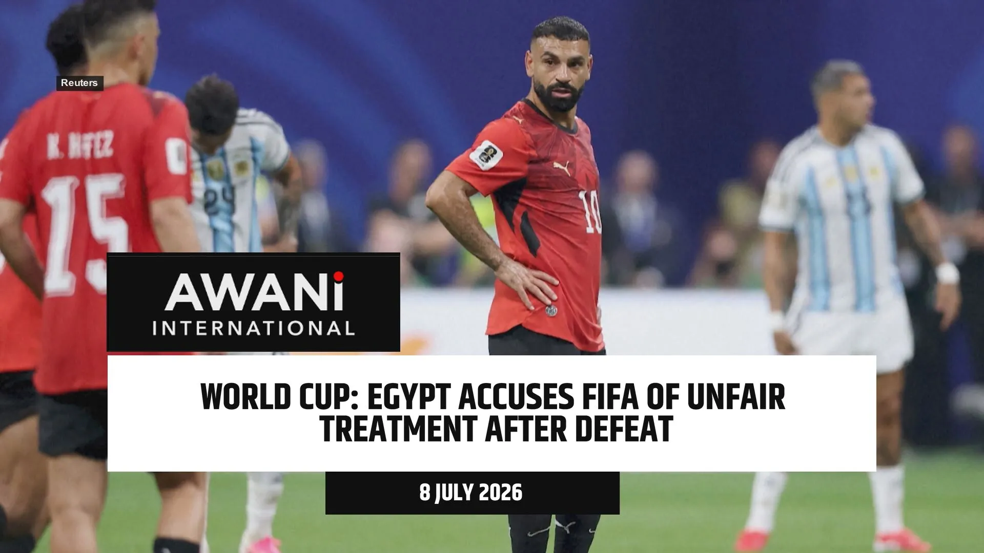 Egpyt accuses FIFA of unfair treatment after World Cup defeat