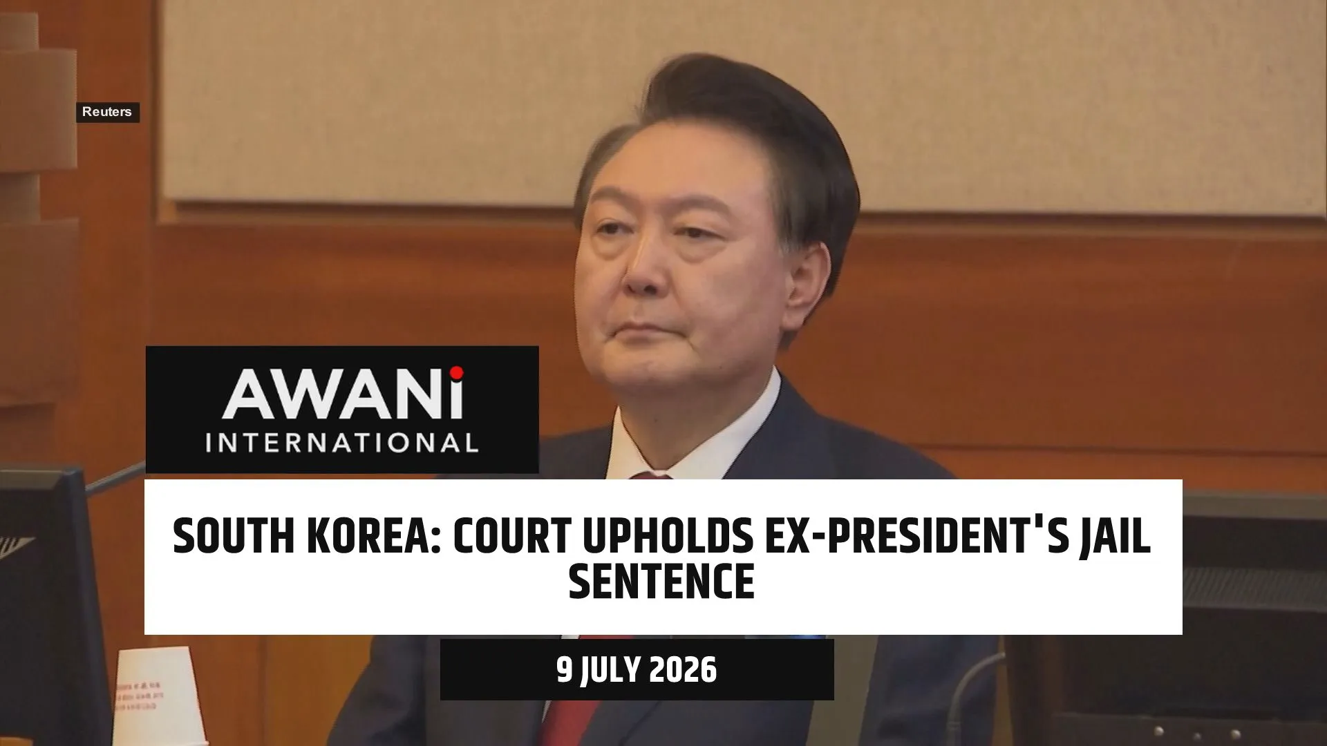 South Korean court upholds ex-president's jail sentence