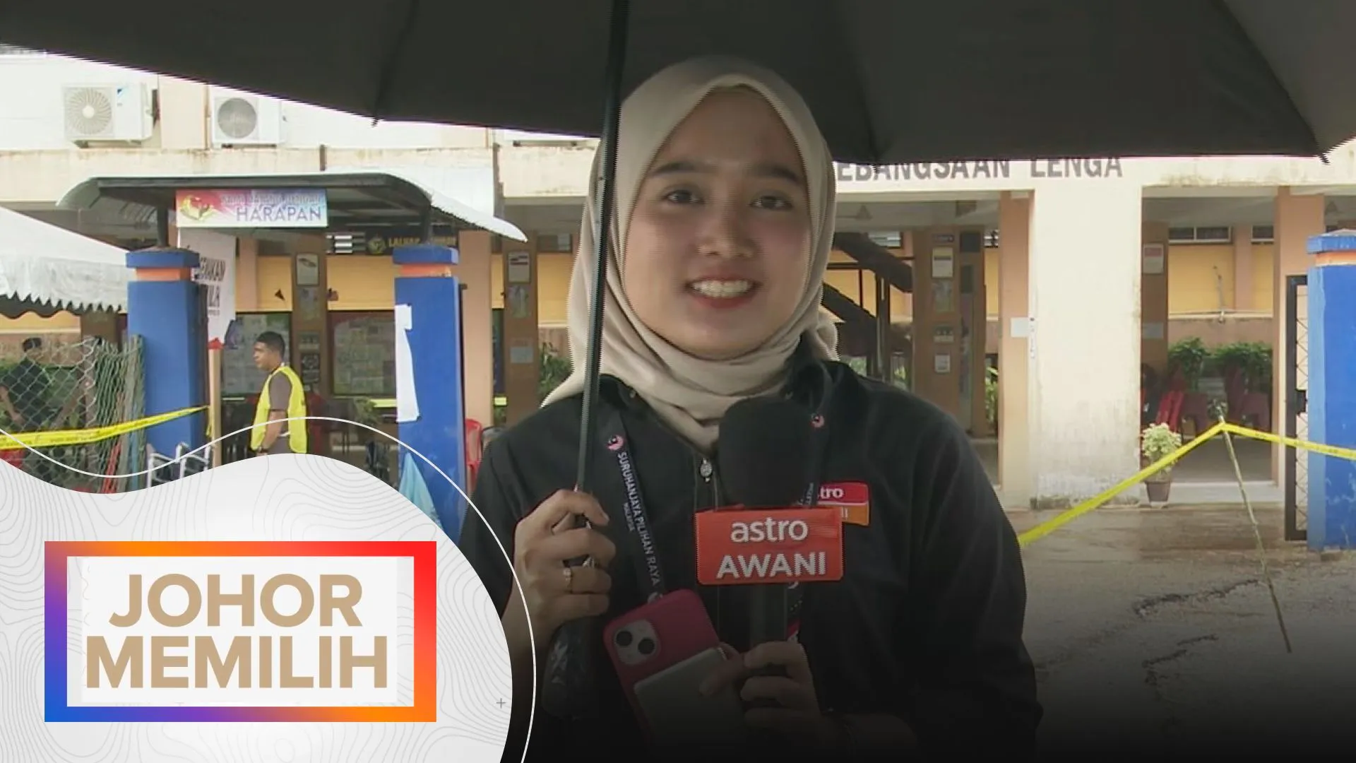 Johor Memilih: Hujan mula turun di SK Lenga, dalam DUN Maharani