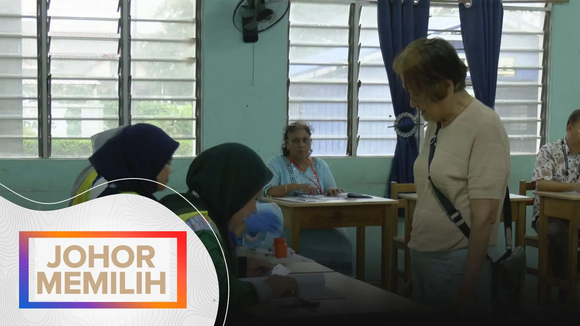 Johor Memilih: Balai Raya Pulau Besar pusat mengundi pertama ditutup