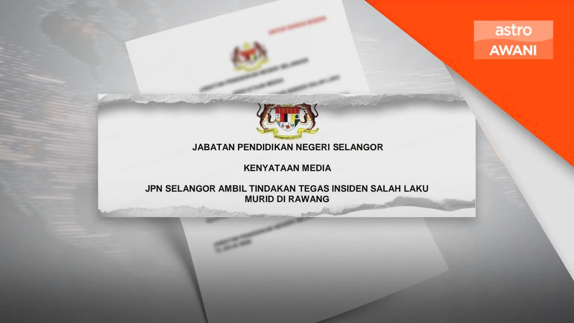 JPN Selangor tegas tangani kes buli pelajar di Rawang