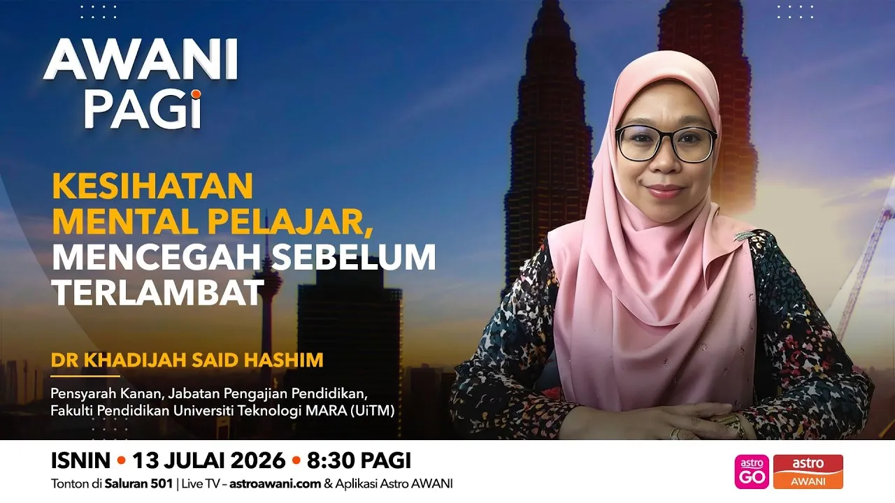 AWANI Pagi: Kesihatan Mental Pelajar, Mencegah Sebelum Terlambat