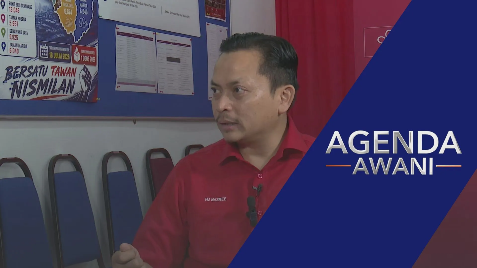 PRN Negeri Sembilan: "Ada gelombang merah bunga raya" - Calon BERSATU DUN Paroi