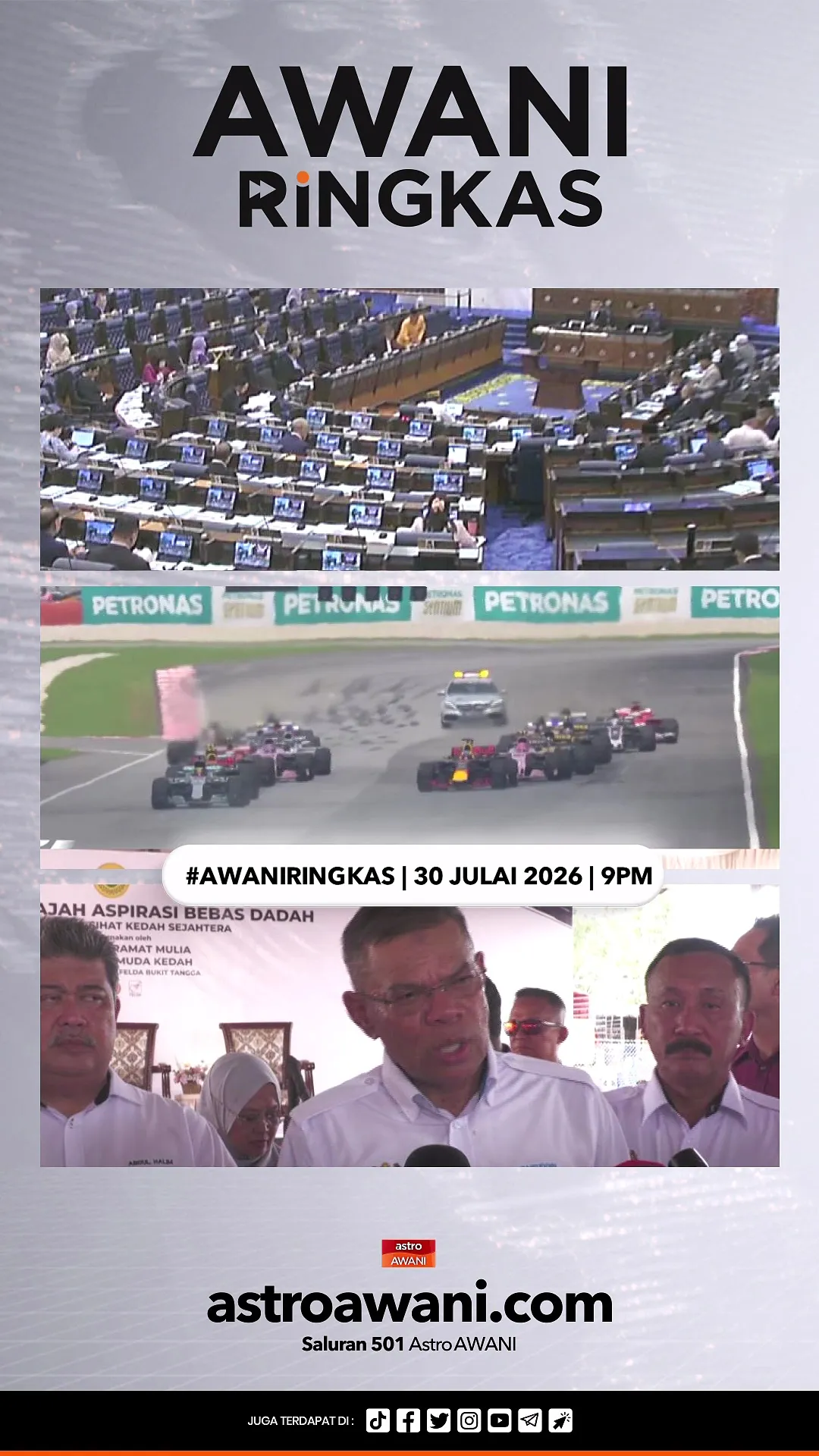 #AWANIRingkas 30 Julai 2026 | 9PM