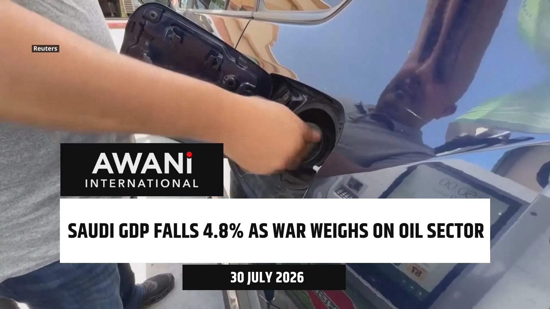 Saudi GDP falls 4.8% as war weighs on oil sector