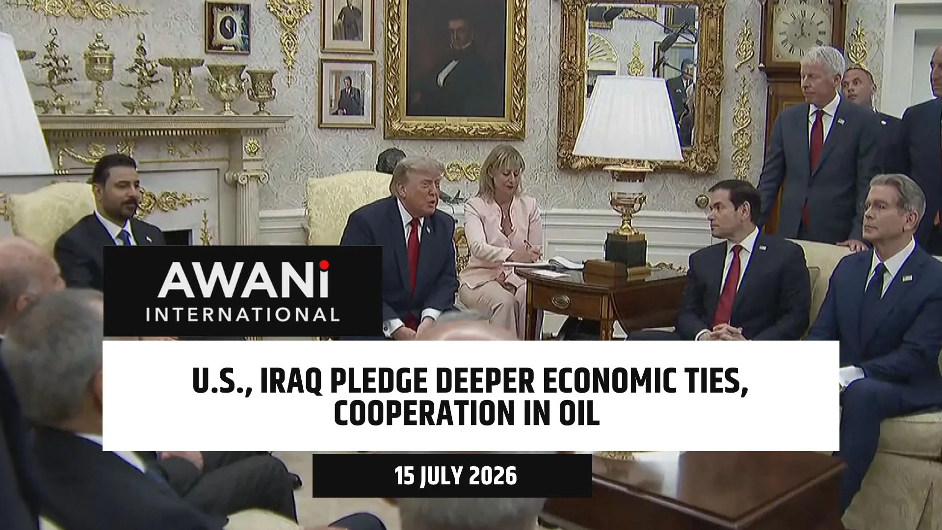 U.S., Iraq pledge deeper economic ties, cooperation in oil