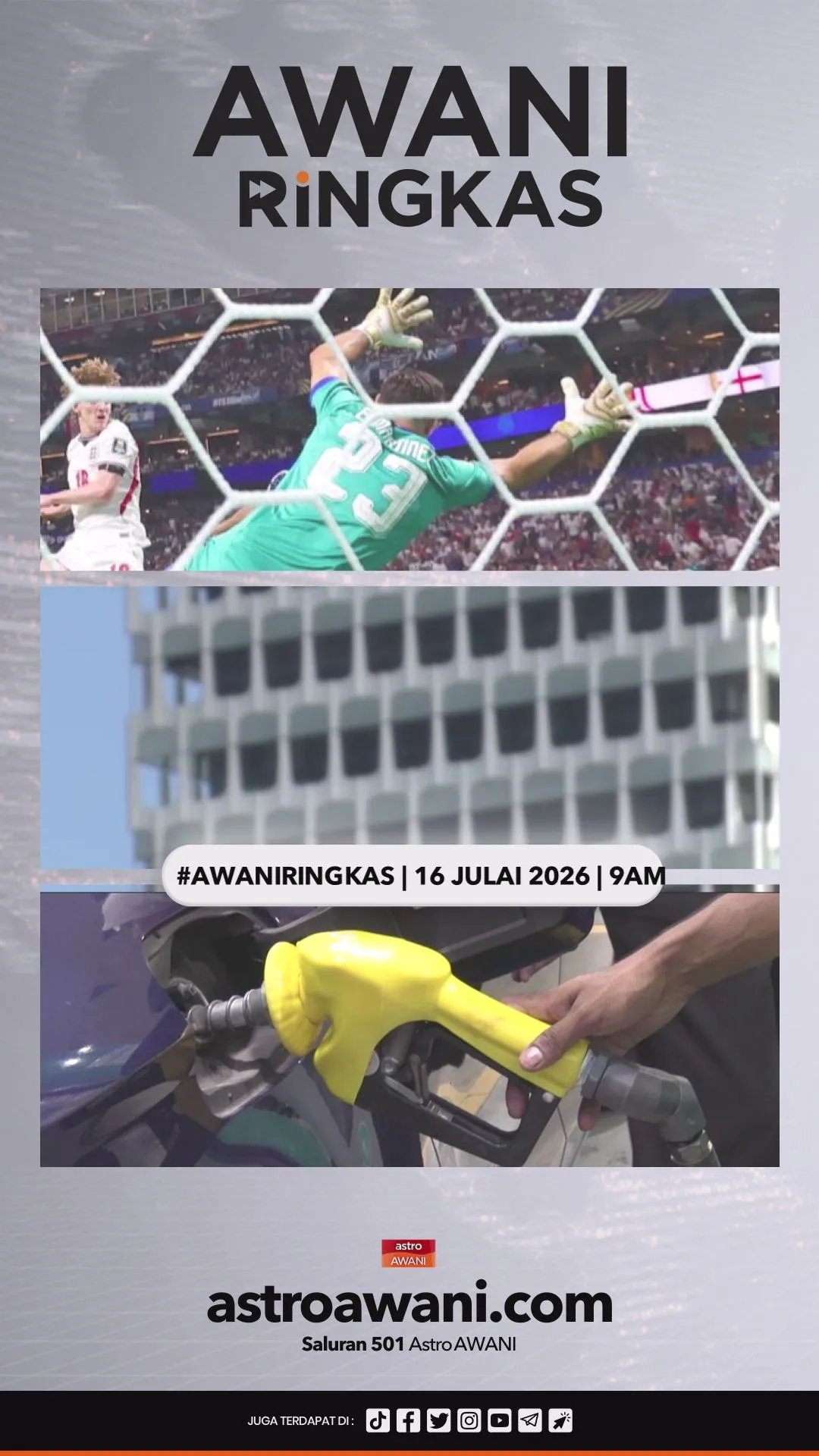 #AWANIRingkas 16 Julai 2026 | 9AM