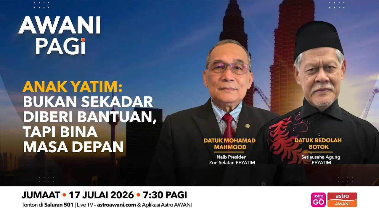 AWANI Pagi: Anak Yatim | Bukan Sekadar Diberi Bantuan, Tapi Bina Masa Depan