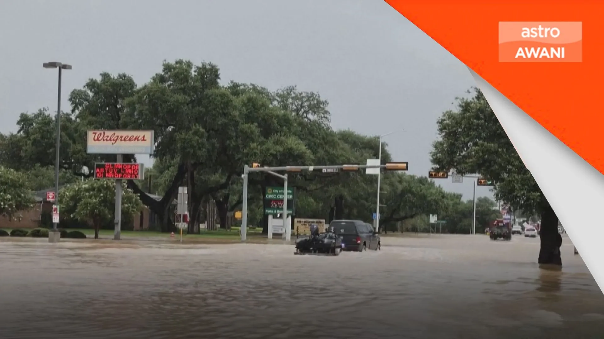 Banjir Texas ragut dua nyawa, libat lebih 200 mangsa