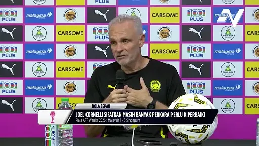 Kegagalan Malayan Tigress dalam saingan Piala AFF bukan penamat kepada segala, Cornelli positif skuad wanita negara mampu bangkit lebih baik