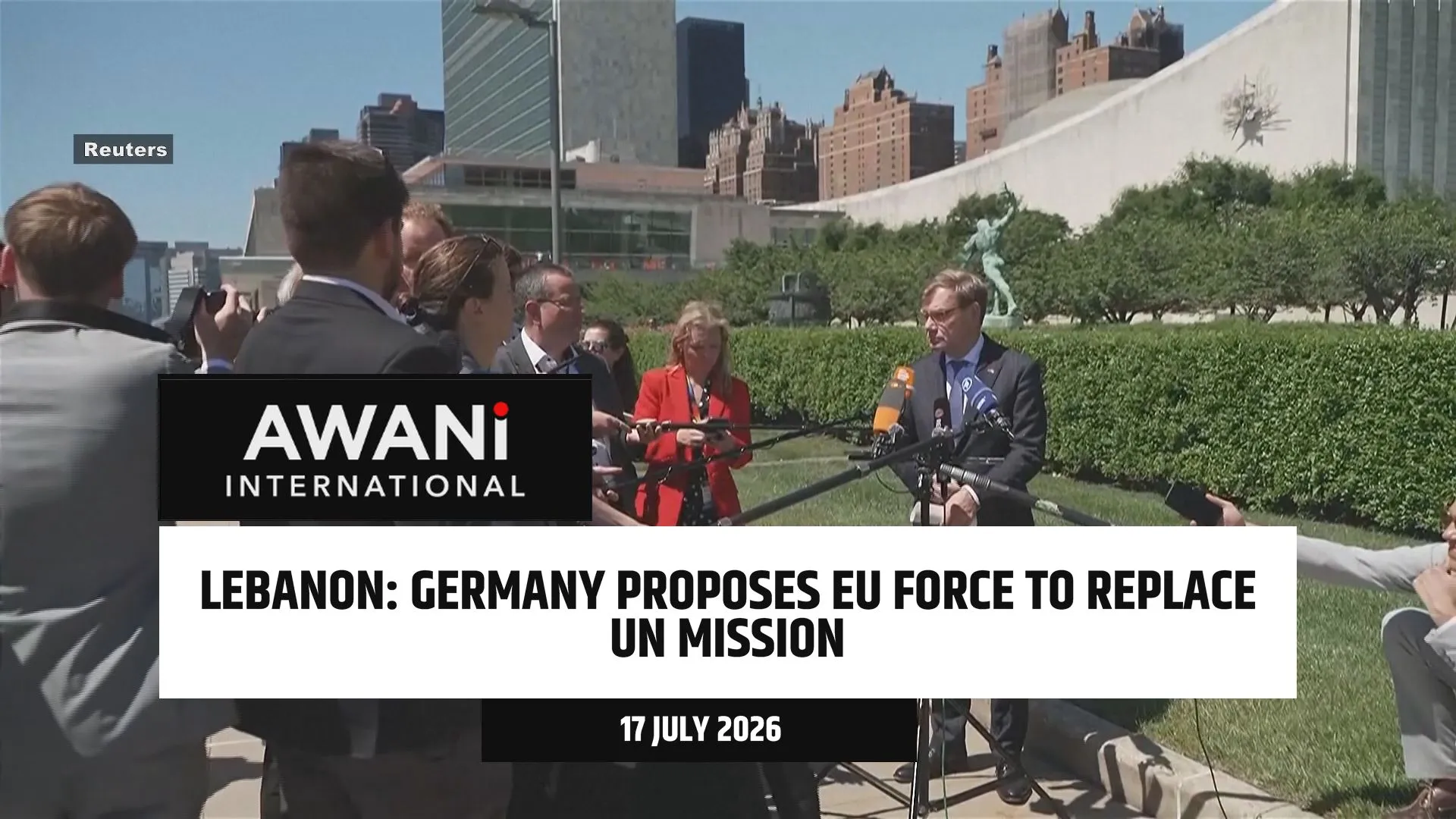 Germany proposes EU force to replace UN mission in Lebanon