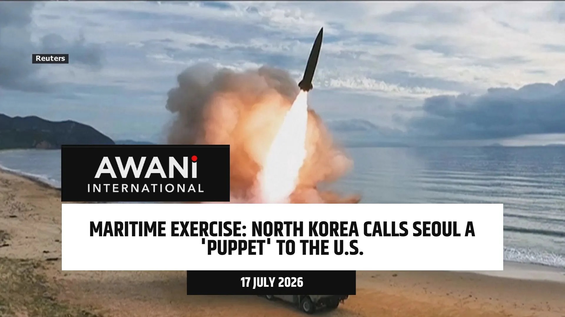 North Korea calls Seoul a 'puppet' for its role in U.S. maritime exercise