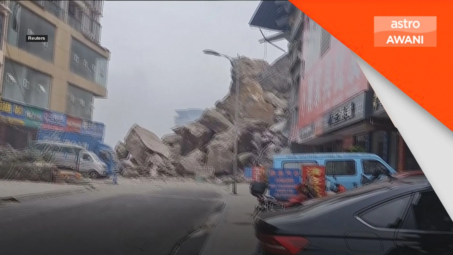 Lapan maut, 34 hilang dalam tanah runtuh Chongqing