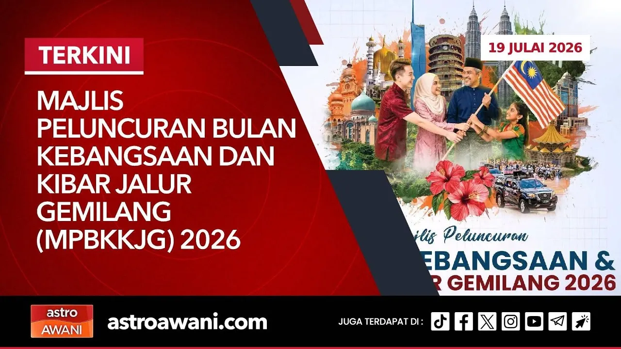 [TERKINI] Majlis Peluncuran Bulan Kebangsaan dan Kibar Jalur Gemilang (MPBKKJG) 2026 | 19 Jul 2026