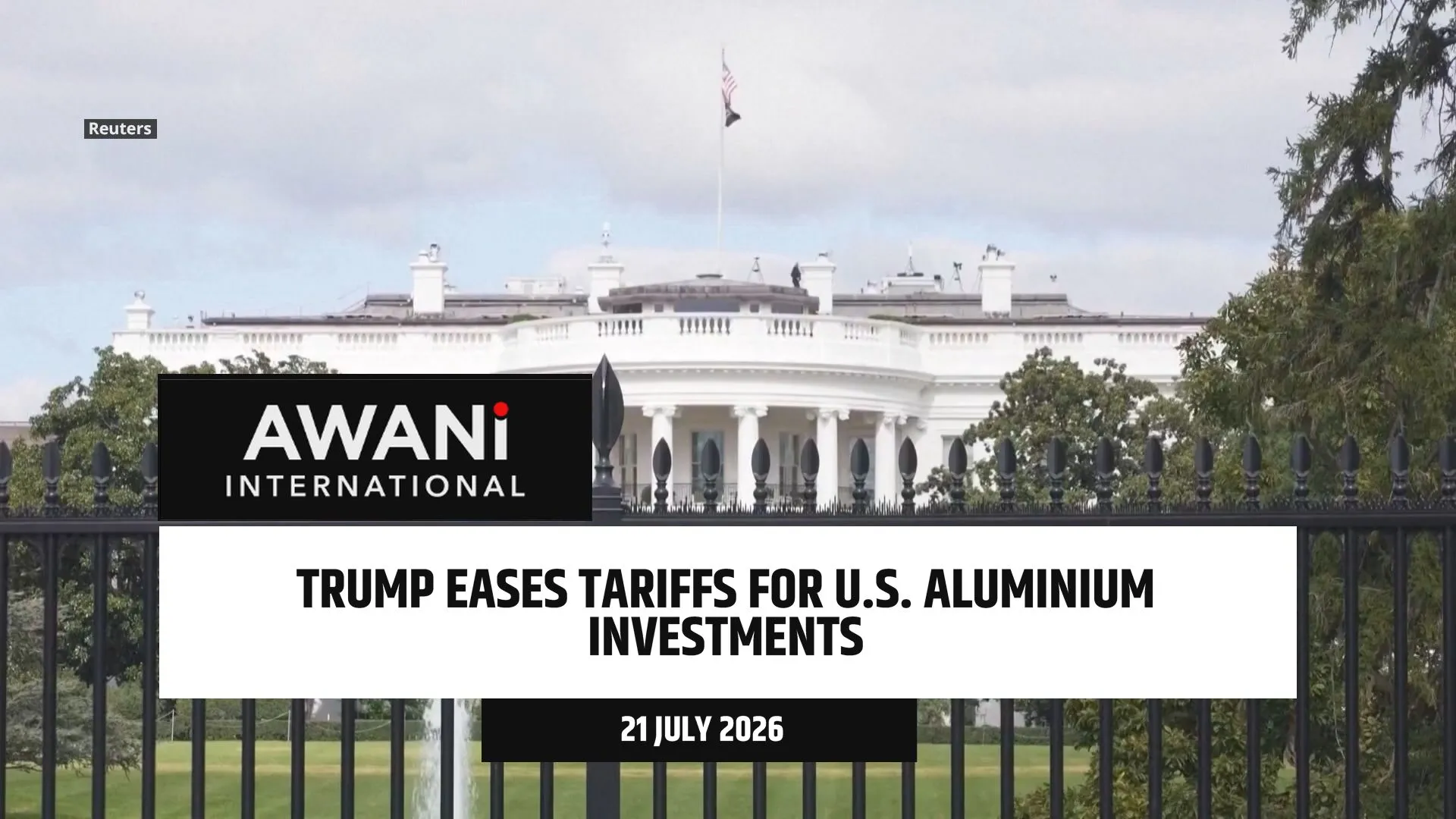 Trump eases tariffs for U.S. aluminium investments