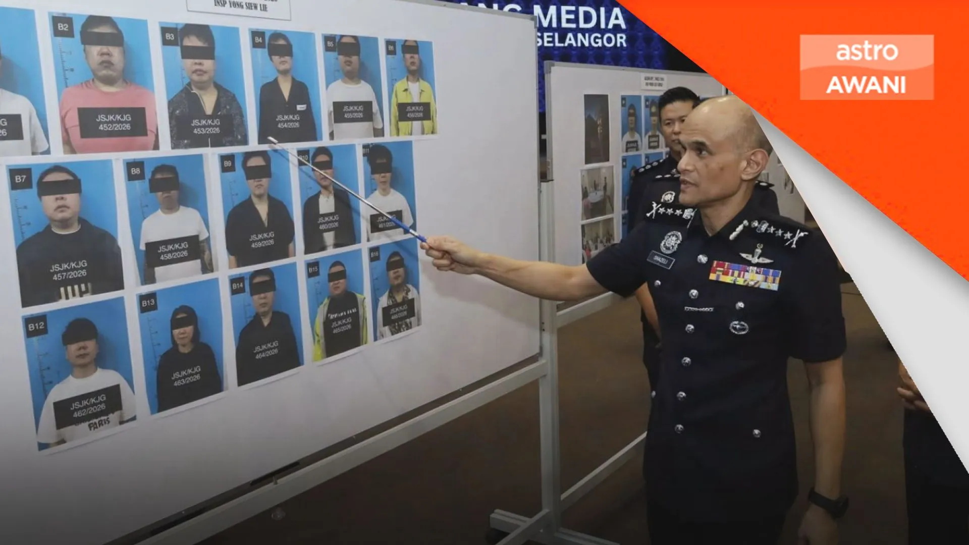 Polis tumpas empat sindiket calling centre, 40 warga asing ditahan