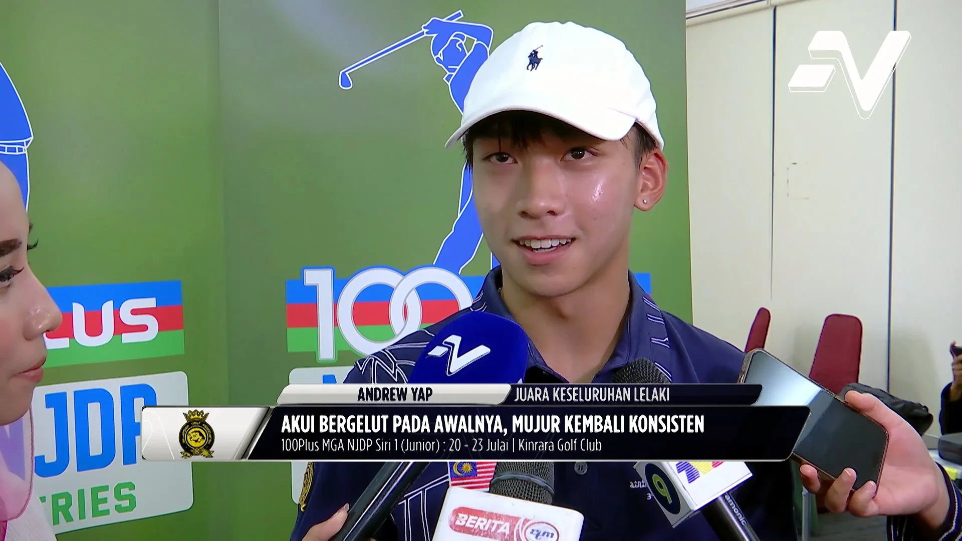 Andrew Yap bergelut pada awalnya, mujur kembali konsisten