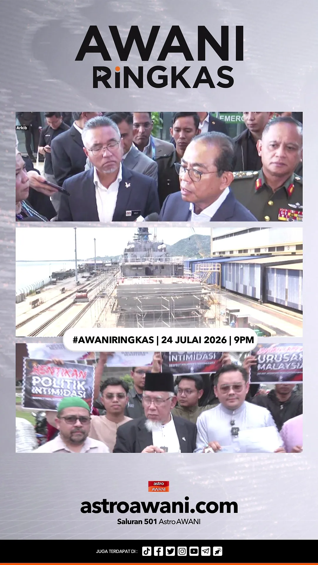 #AWANIRingkas 24 Julai 2026 | 9PM