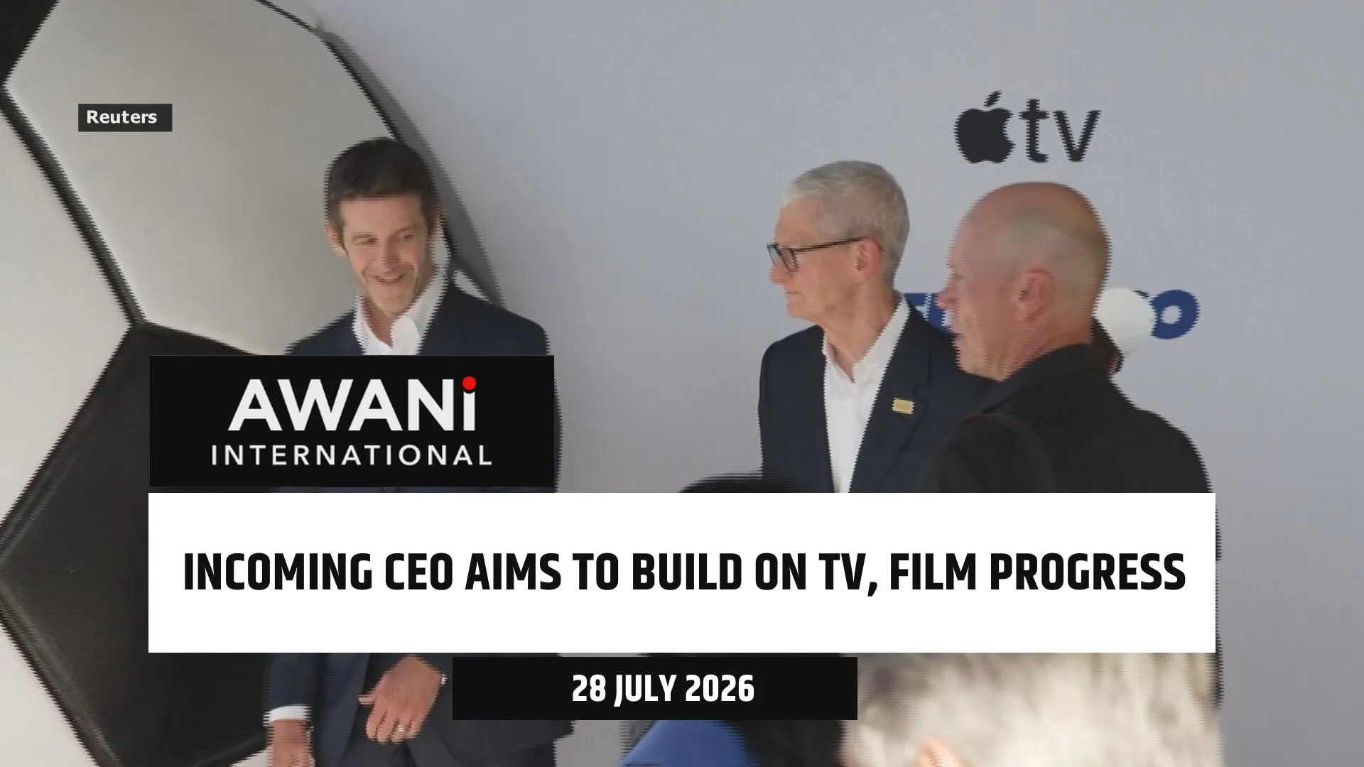 Incoming Apple CEO signals bigger push into TV, film business