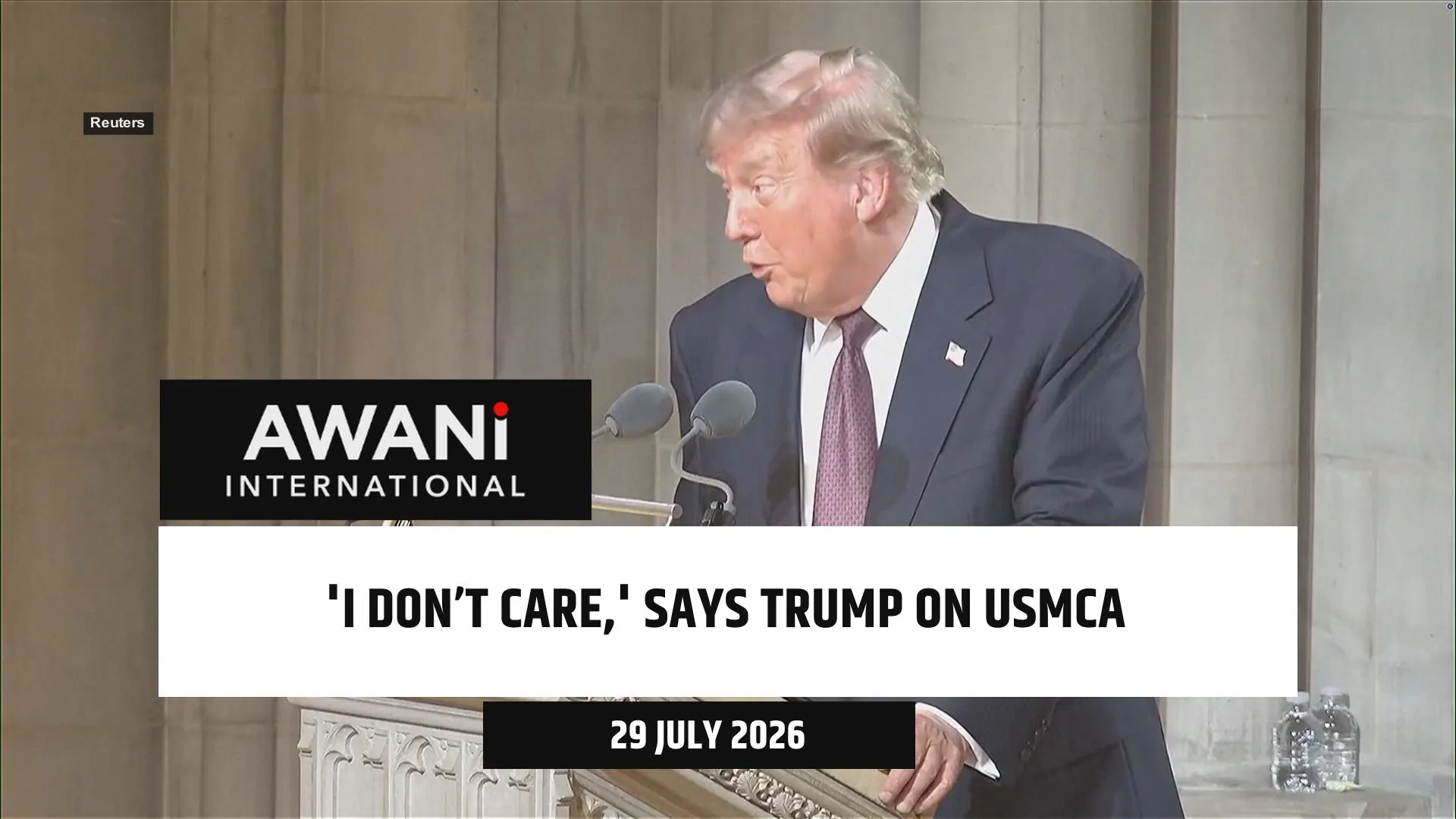 'I don’t care,' says Trump on USMCA
