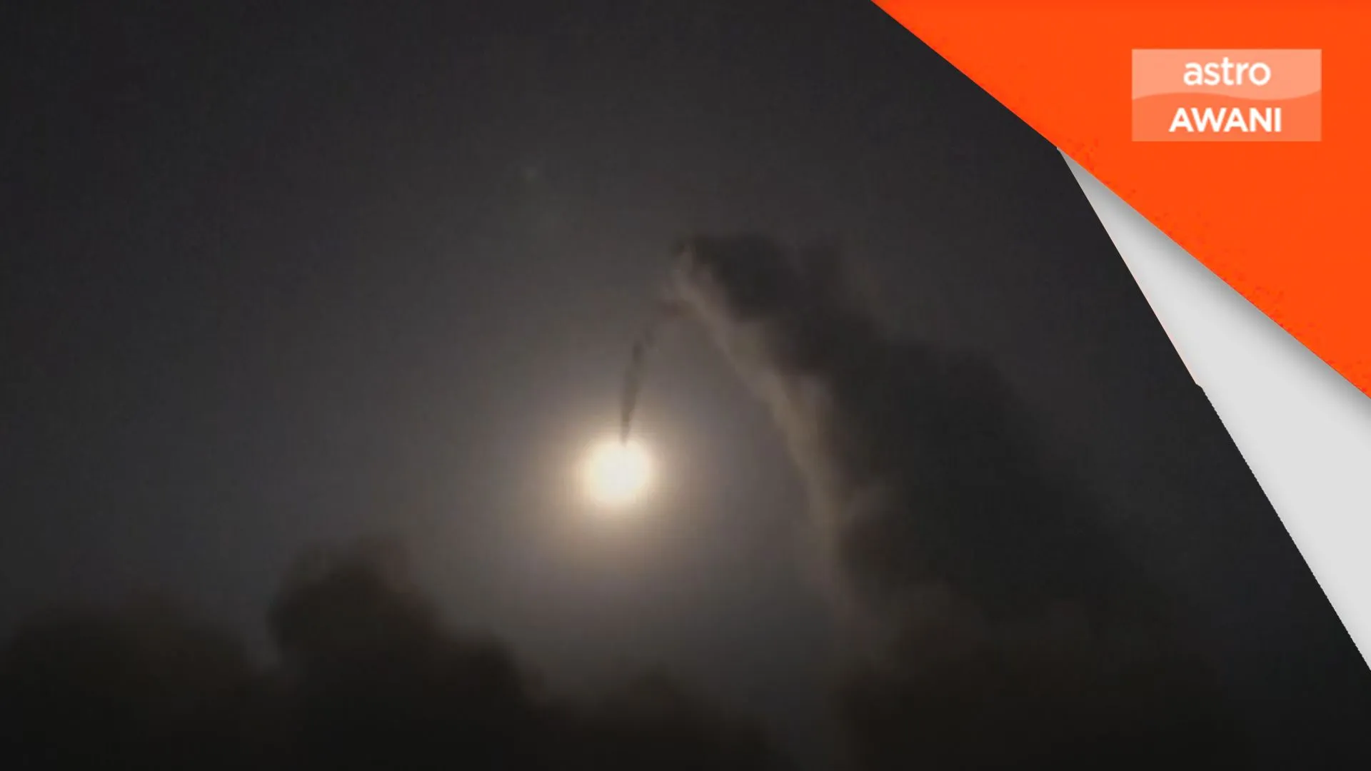 Video dakwa Iran lancar peluru berpandu ke arah Jordan
