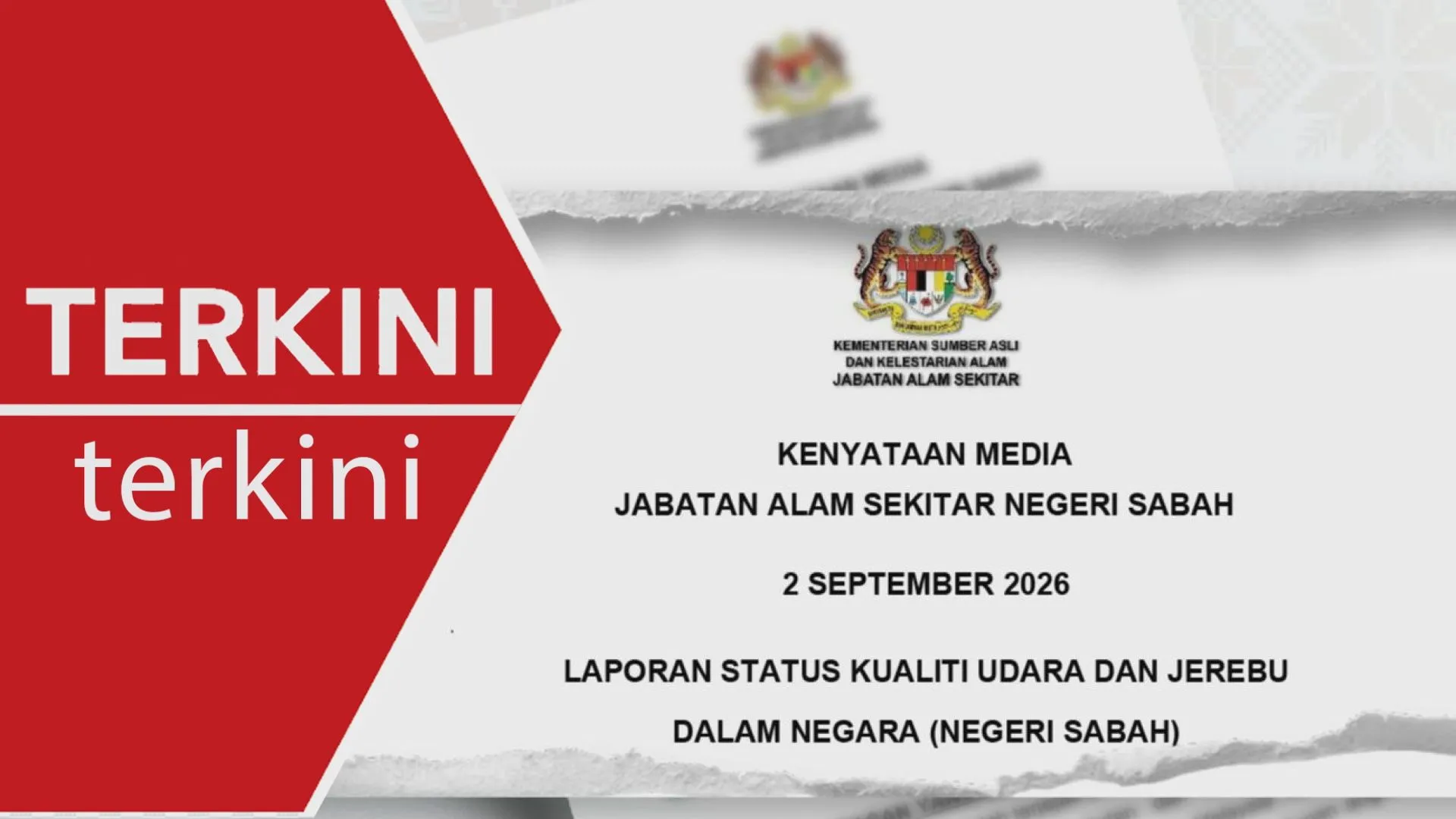 Tiada titik panas dikesan di Sabah