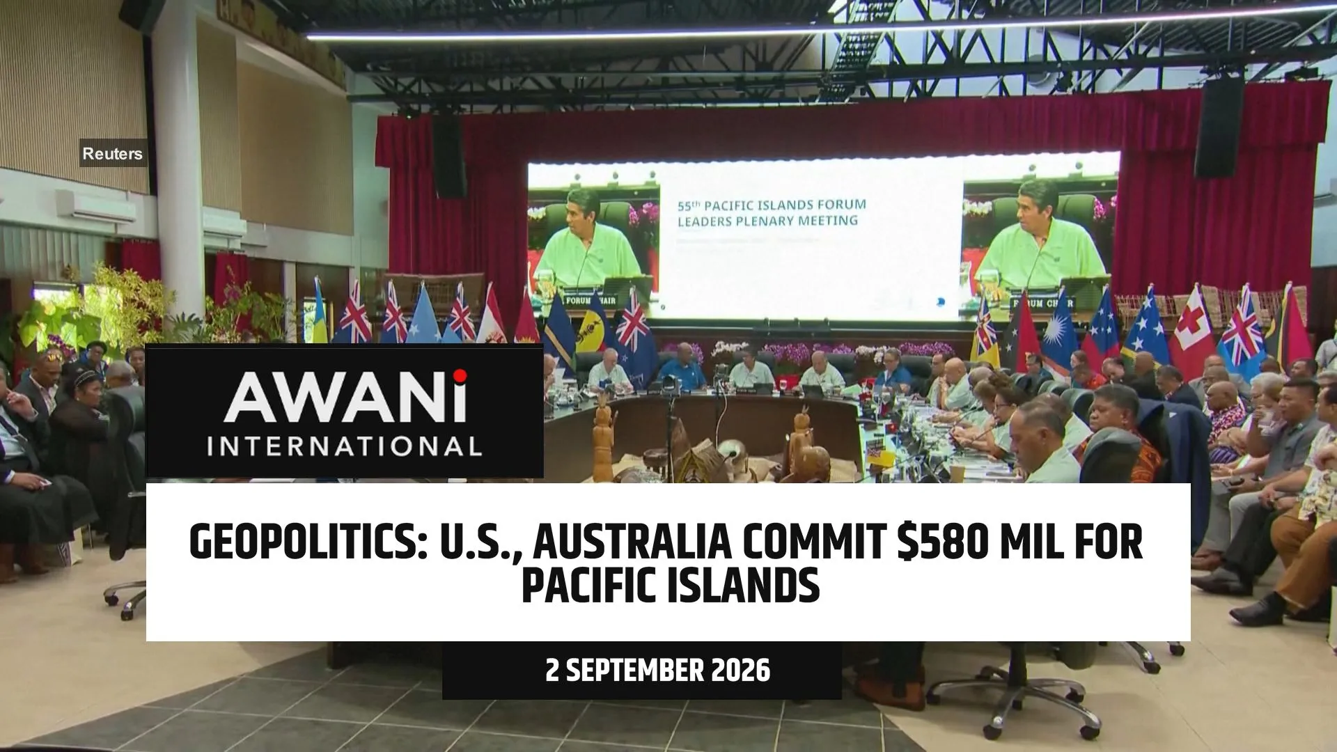U.S., Australia commit $580 million in support for Pacific Islands