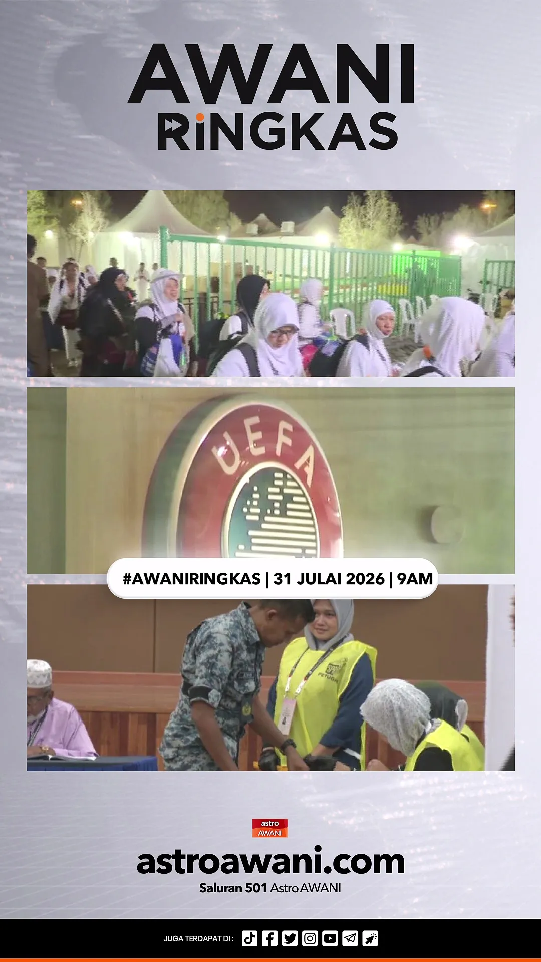 #AWANIRingkas 31 Julai 2026 | 9AM